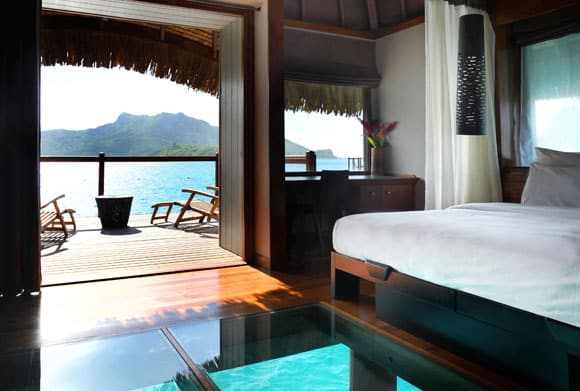 Inside the Overwater Bungalow