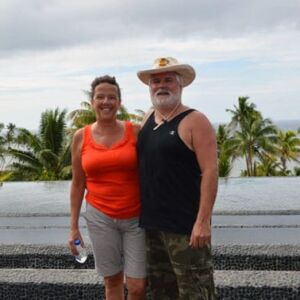 Ed and Shirley at Namale Resort